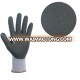 Hand safety crinkle finish nitrile coated gloves